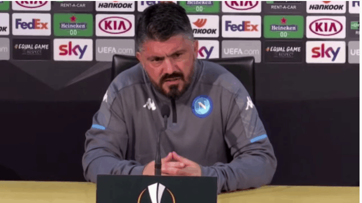 Granada-Napoli 2-0, dichiarazioni post partita Gattuso: “Prestazione da non buttare via. Meritavamo almeno un gol”