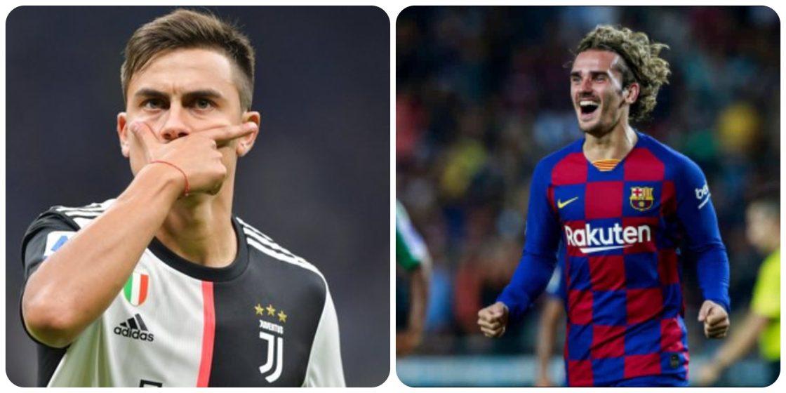 Calciomercato Juventus: possibile scambio Dybala-Griezmann col Barcellona