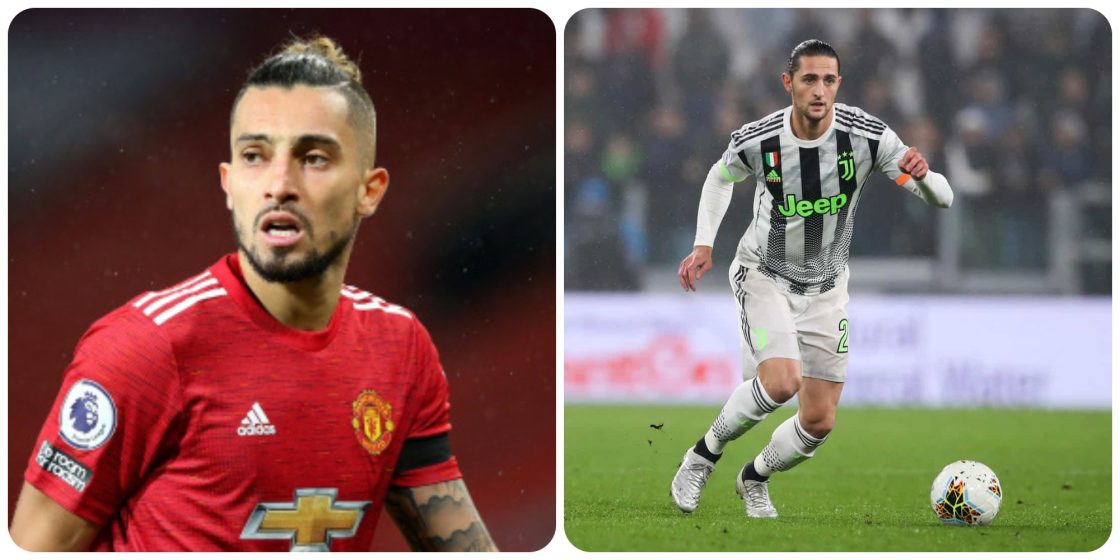 Calciomercato Juventus: idea scambio Rabiot-Alex Telles col Manchester United