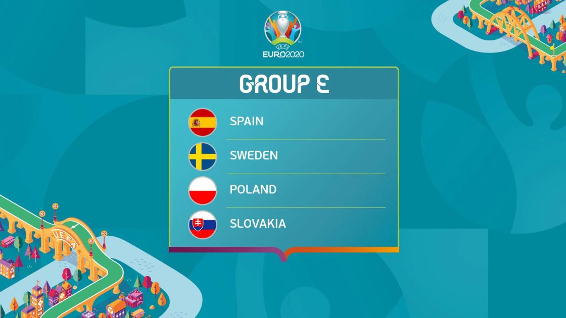 Euro 2021, Gruppo E: calendario, orari diretta tv Polonia, Slovacchia, Spagna e Svezia