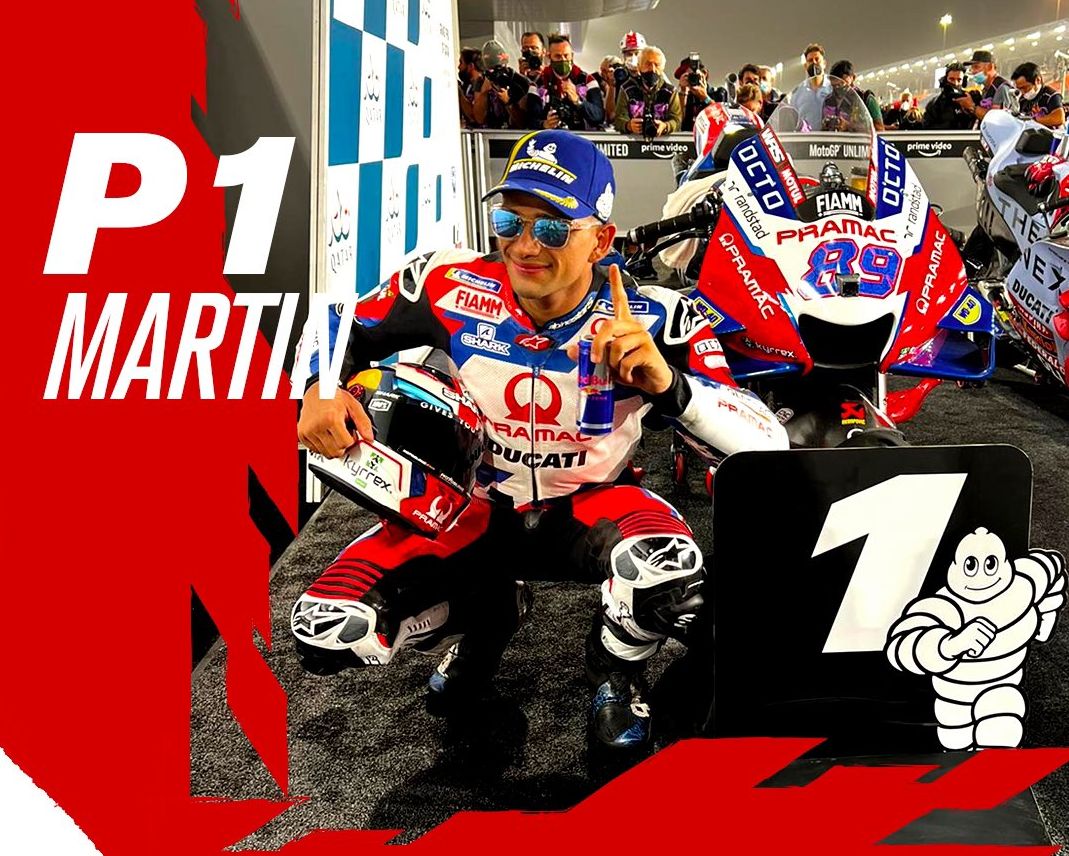 Risultati Qualifiche Gran Premio del Qatar di MotoGP 2022: Pole di Martin davanti a Bastianini