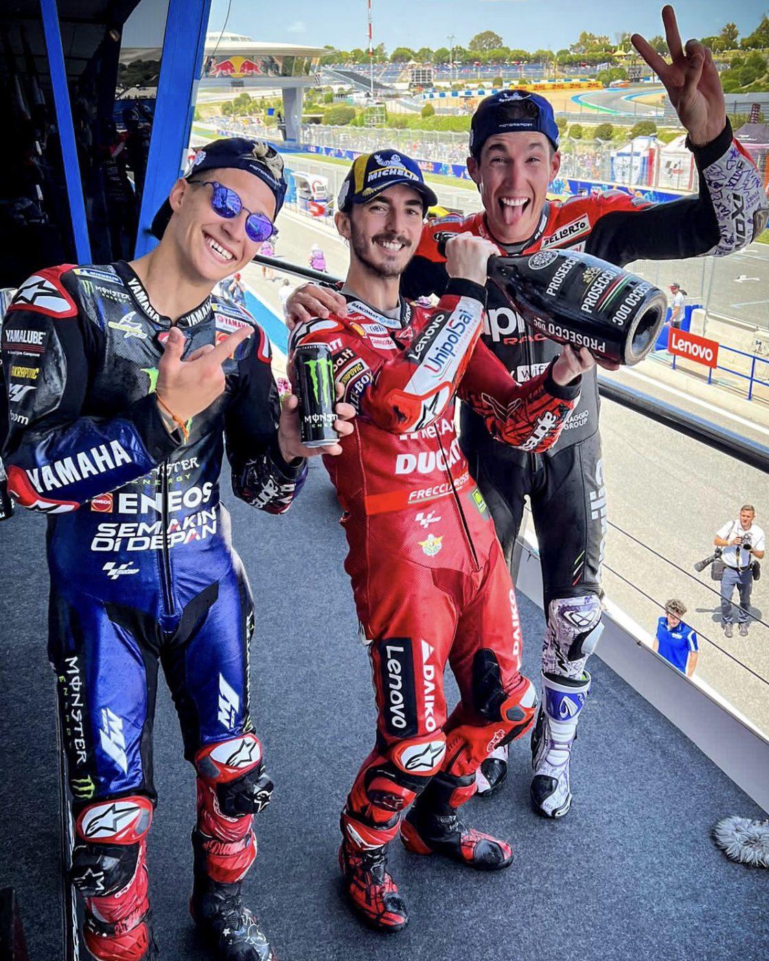 MotoGP, Gran Premio Jerez 2022: le dichiarazioni dei primi tre classificati