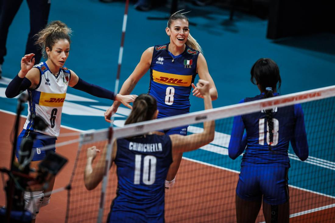 Mondiali volley femminile 2022: Italia a forza cinque. È prima nel girone