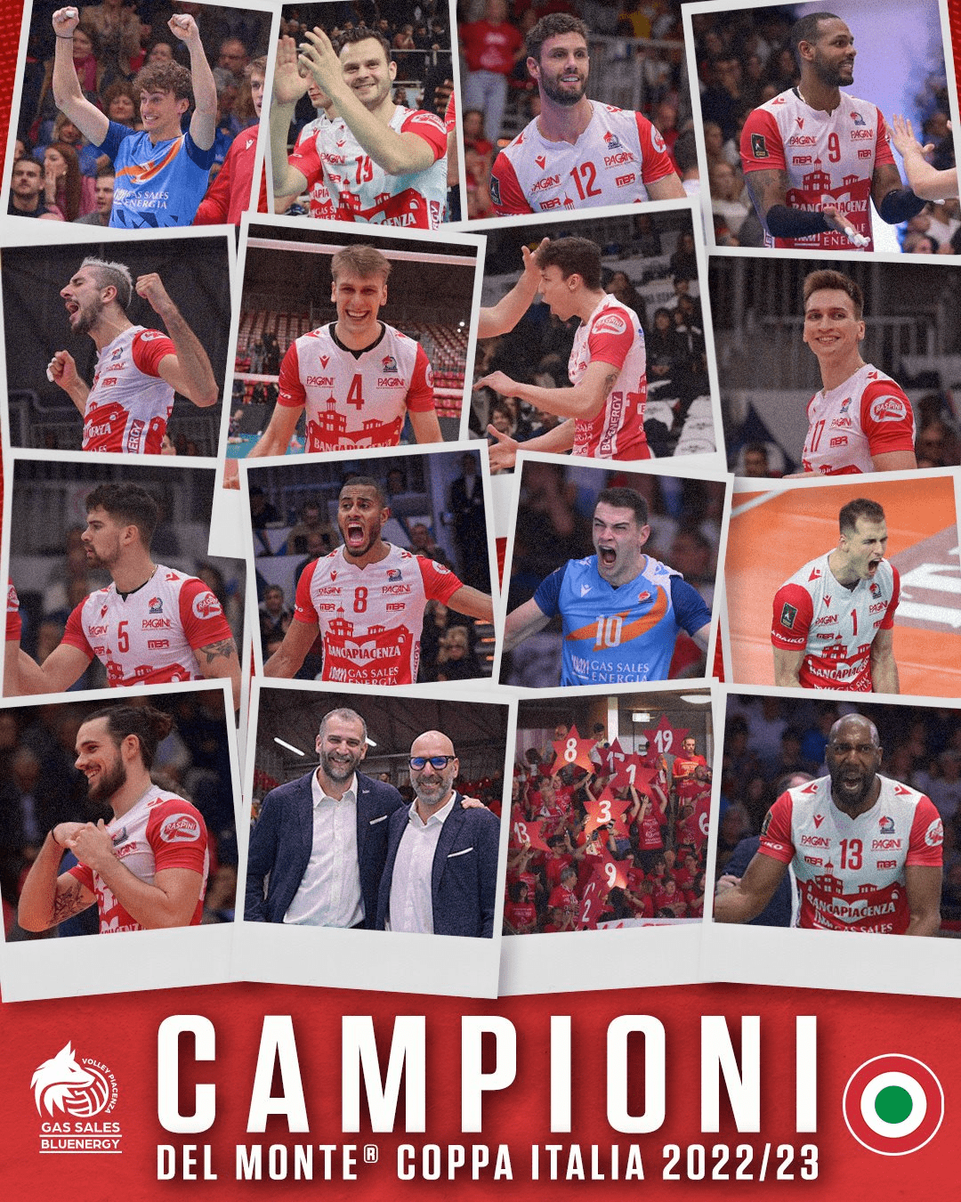 Coppa Italia volley maschile, Piacenza completa l’impresa! Battuta Trento in finale