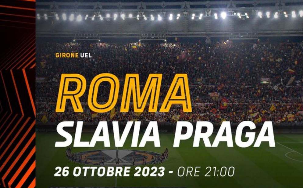 Dove vedere Roma – Slavia Praga in Diretta TV e Streaming Europa League 26-10-2023