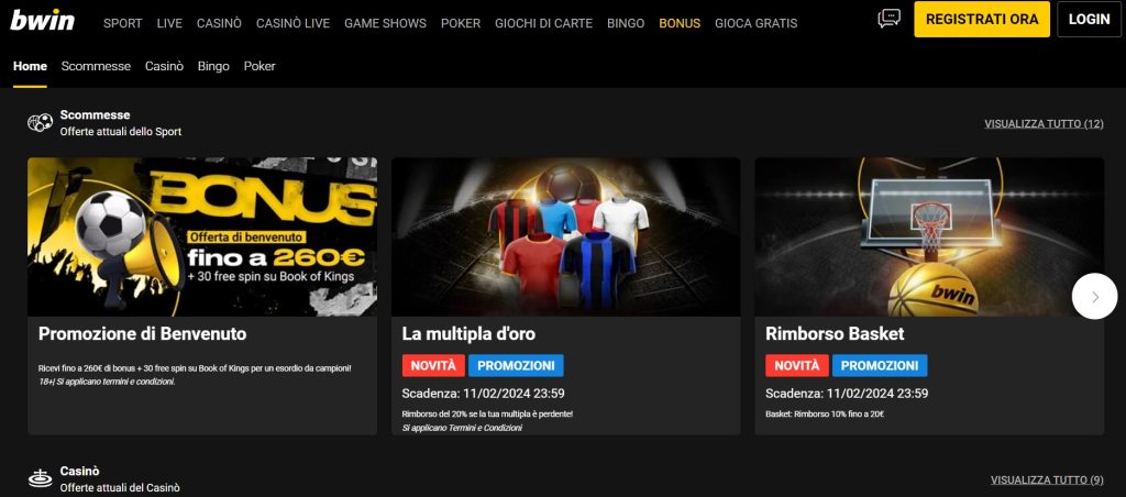 bonus bwin