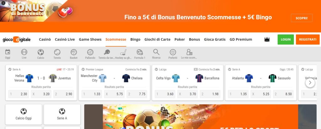 gioco digitale scommesse