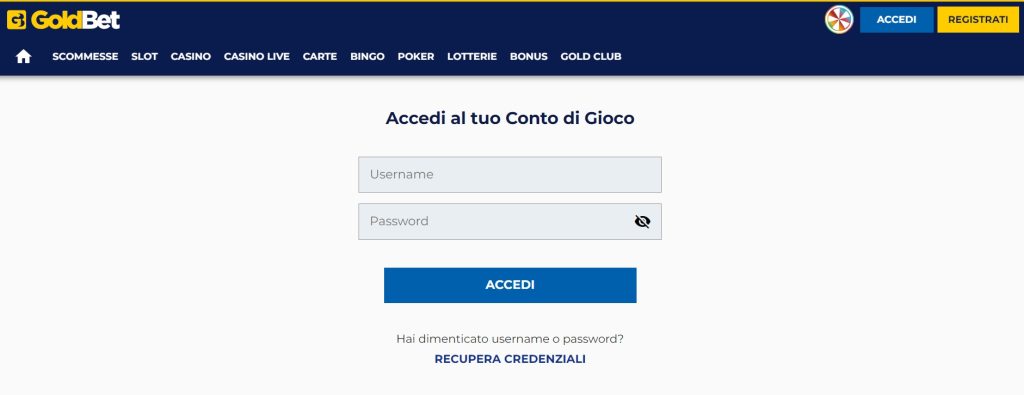 login goldbet