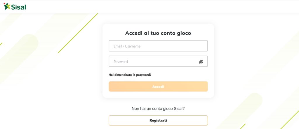 sisal login