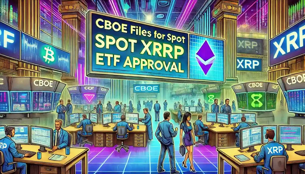 Cboe deposita richieste per ETF Spot su XRP